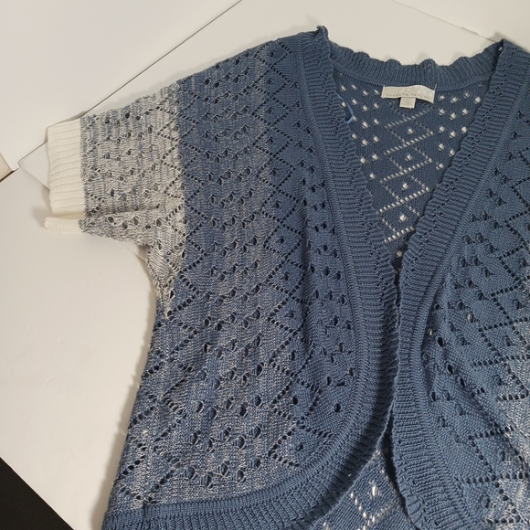 Carolyn Taylor Open Knit Cardigan Size XL Womens - Picture 2 of 9